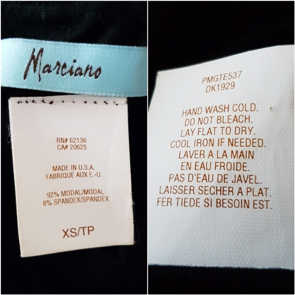 Guess by Marciano Black Deep V Twist Top - Picture 4 of 4